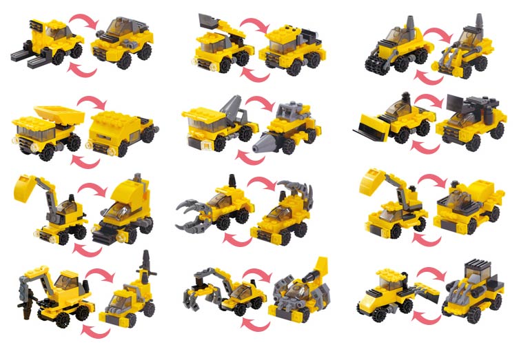 ブロックコレクション建設車