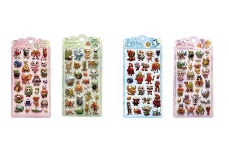 ぷくりんシール　ＡＩマスコット