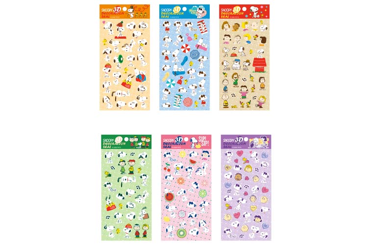 ３Ｄデコシール　スヌーピー