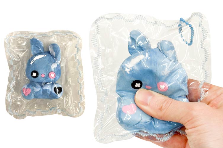 むにゅもちスクイーズ　うさぎちゃん