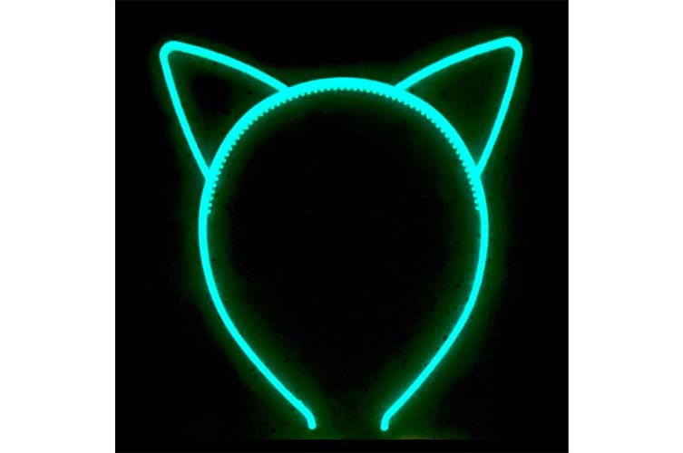 蓄光猫耳カチューシャ