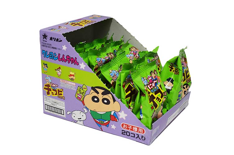 クレヨンしんちゃんラムネチョコビ(ココア味)