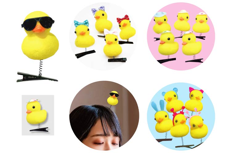 ゆれるアヒルクリップ おもちゃの龍屋 卸ECサイト