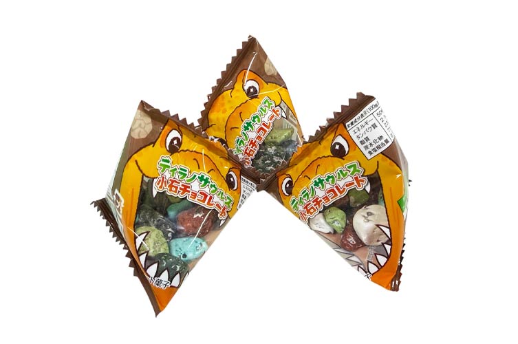 ティラノサウルス小石チョコレート　化粧箱