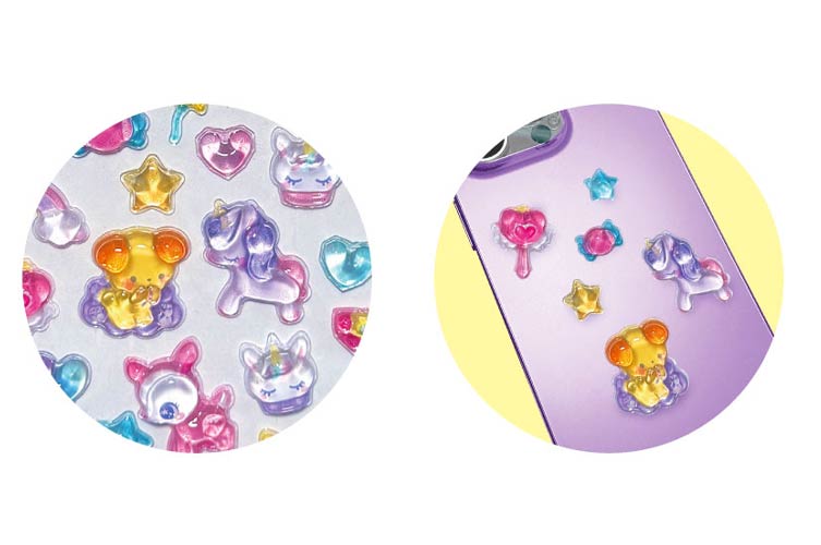 ３Ｄデコシール　ファンシー