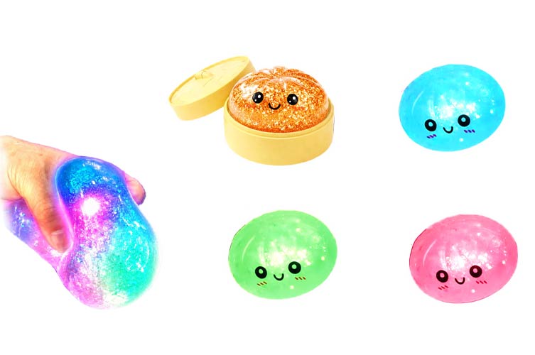 光るもちもちグリッター中華まん